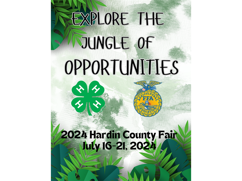 Logo for 2024 Hardin County Fair